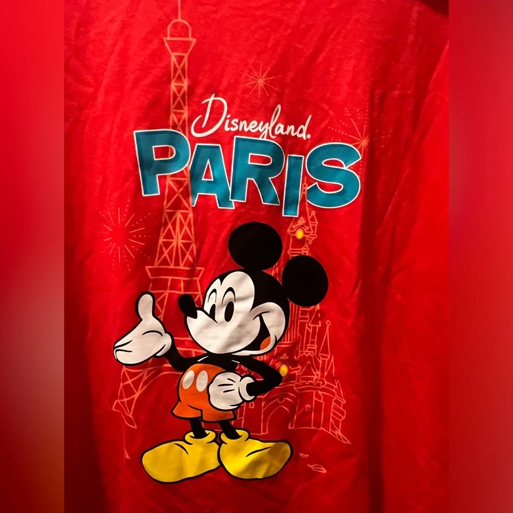 Disneyland Paris Exclusive Mickey Eiffel Tower Tee – Women’s XL (NWT) - Picture 3 of 4